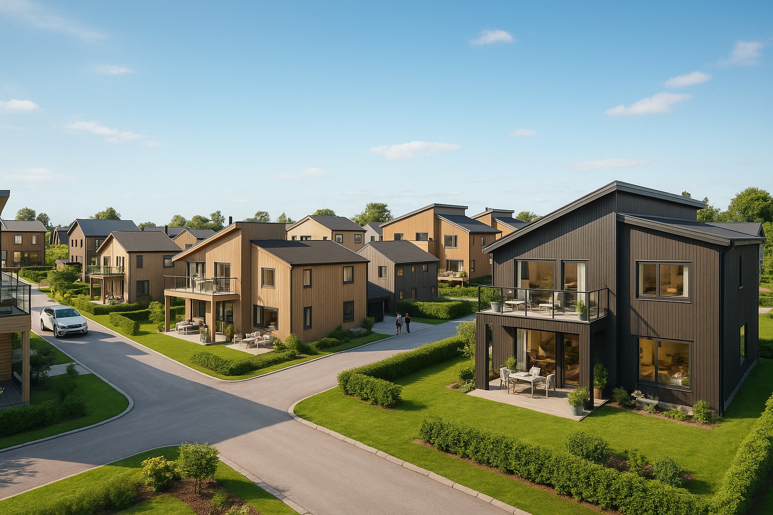 Scandinavian home showcasing the isolve.air climate system